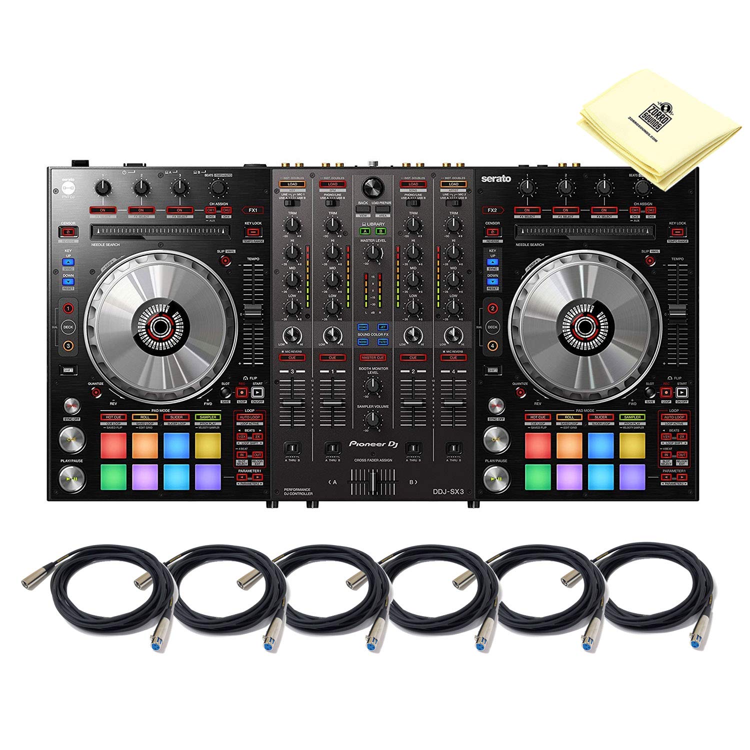 Buy Pioneer DJ DDJ SX3 Share 4 Channel USB DJ Controller for Serato DJ