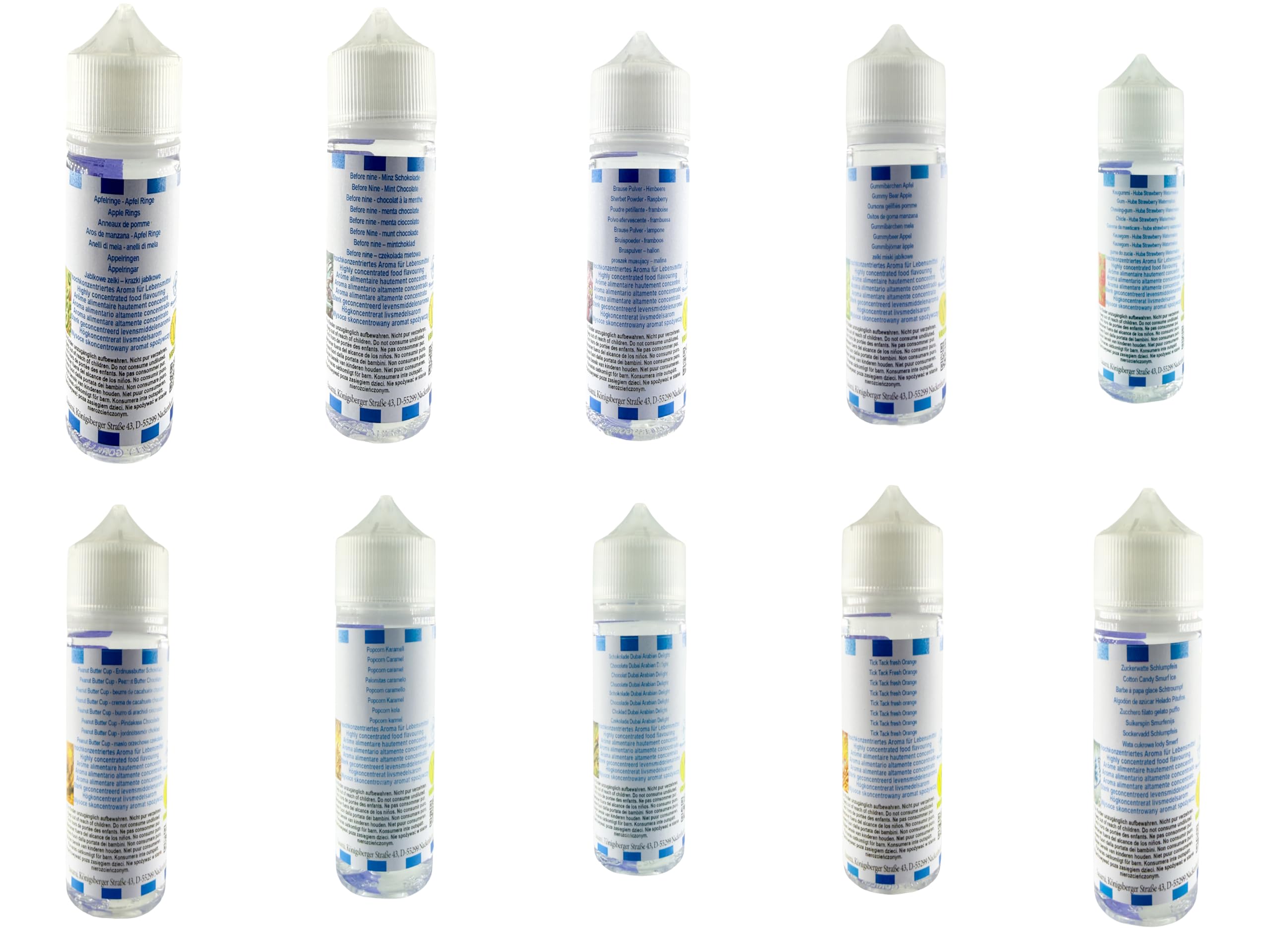 Snack Attack Edition - Kolekcja Sasami Signature - Zestaw 10 x 10ml koncentratów aromatów - Wegańskie