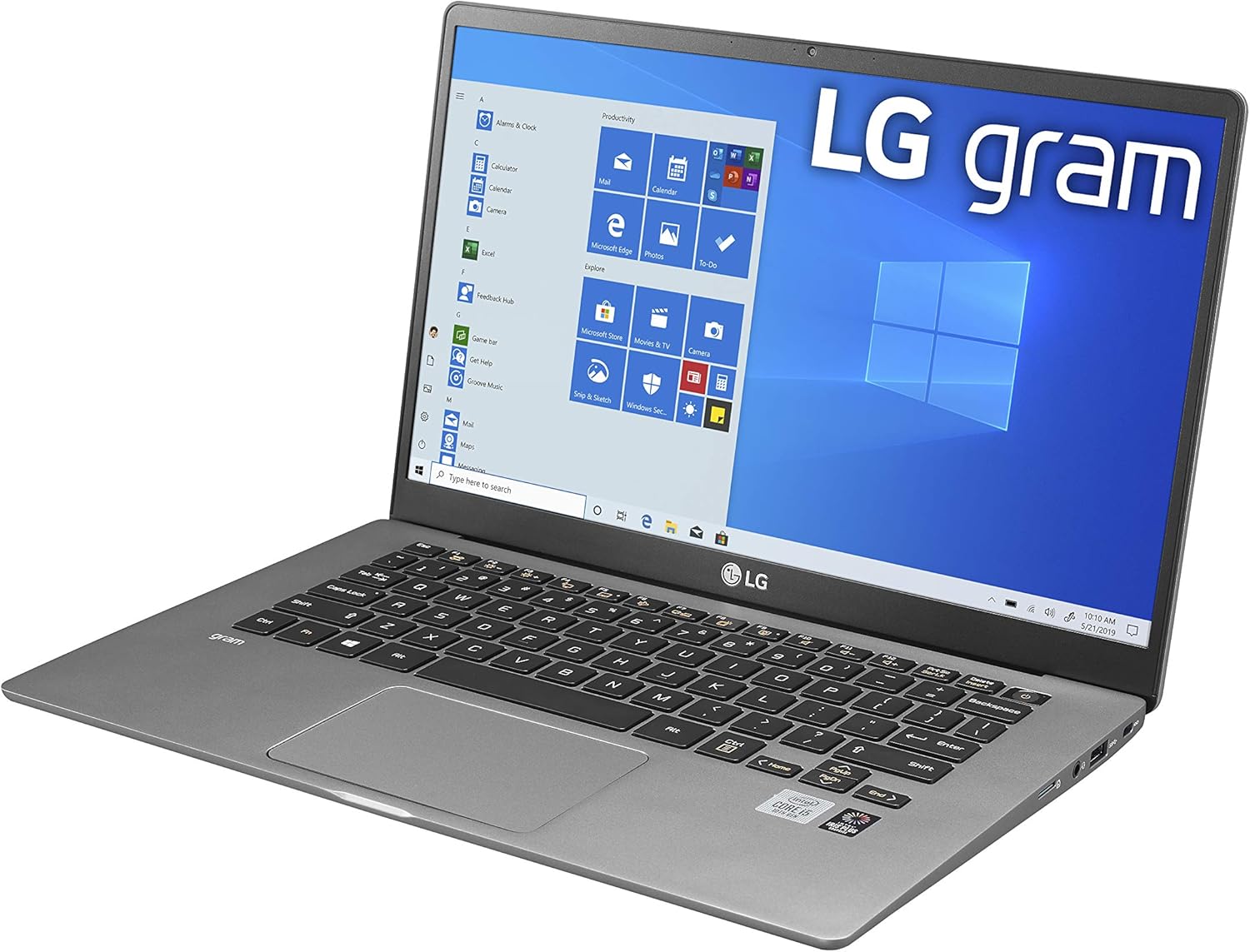 Up To 60% OFF LG Gram Laptop - 14 Full HD IPS Display, Intel 10th Gen Core i7-1065G7 CPU, 16GB RAM, 512GB M.2 MVMe SSD, Thunderbolt 3, 18.5 Hour Battery Life - 14Z90N (2020)