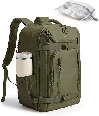 BAGSMART Travel Backpack for Women & Men, 17-Inch Laptop Carry-On Backpack