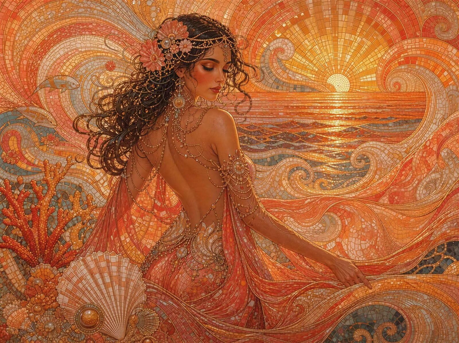 Puzzle 4000 pezzi Bellezza esotica per Adulti, 141x87cm Puzzle Adulti 4000 pezzi, Giochi Di Puzzle per Tutta La Famiglia, Un Regalo Festivo per Gli Amici in Una Bella Confezione