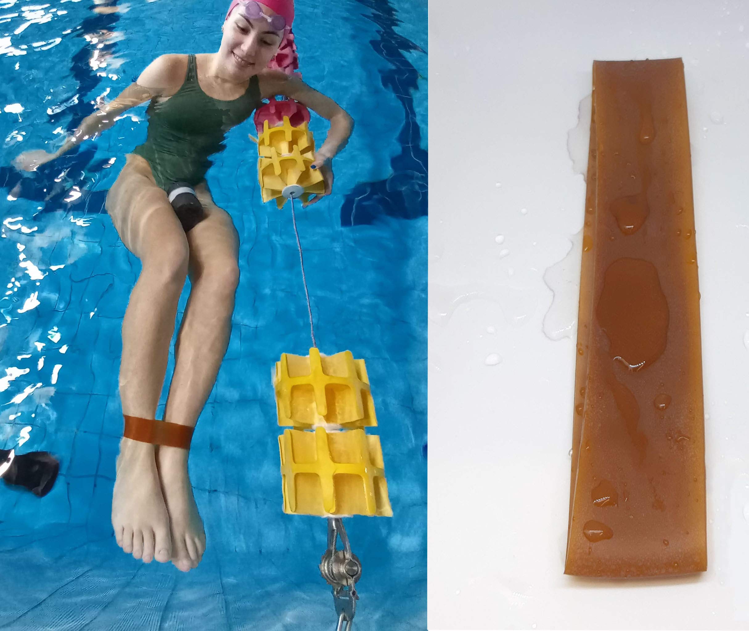Swimxwin FERMACAVIGLIE 100% Gomma Naturale Morbida, Confortevole e anallergica Natural Rubber Allenamento Professionale Nuoto Made in Italy