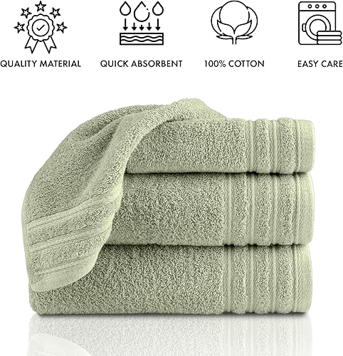 Miniatura 10 de NINE WEST Toalla de baño de felpa de lujo de gran tamaño suave y afelpada de 40 x 80 pulgadas extra grande 100 algodón turco naranja