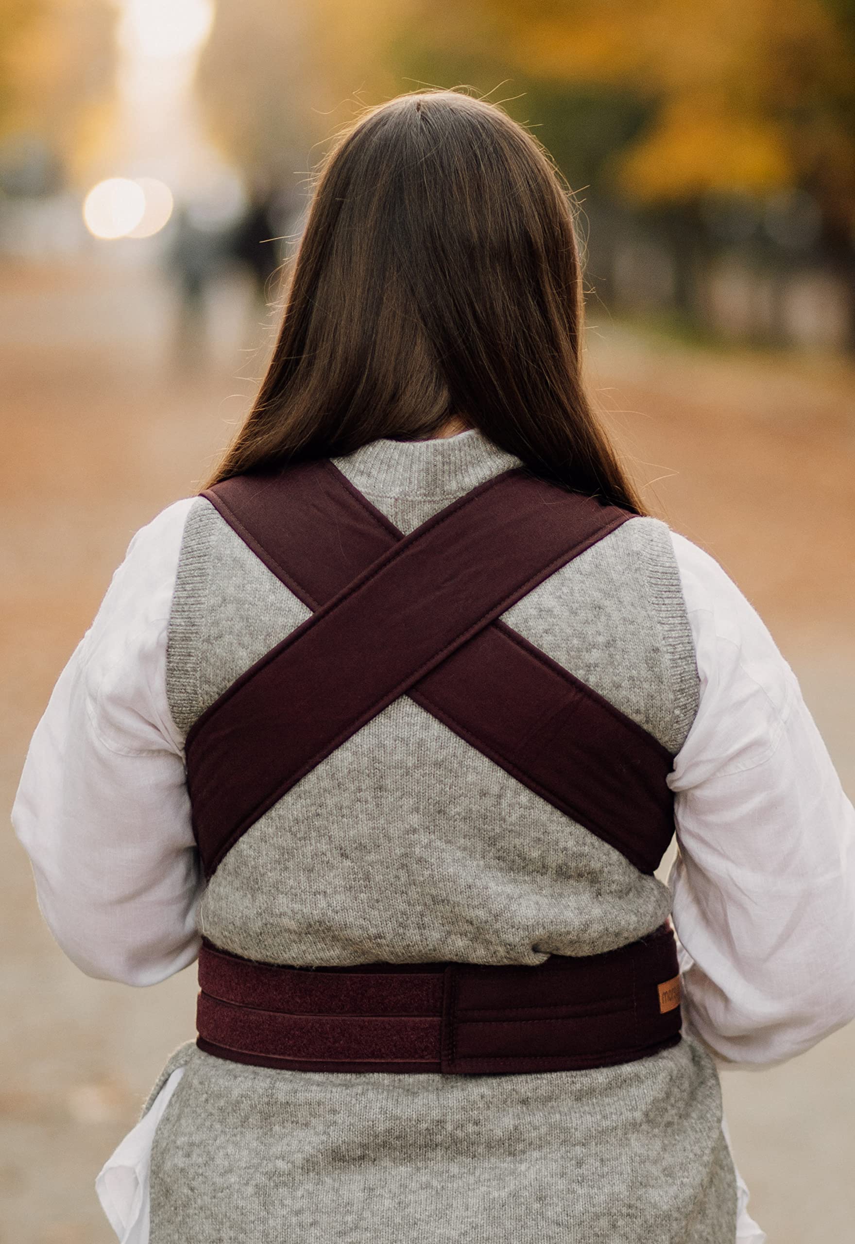 Marsupi 2.0 Mochila Portabebé, Recién nacidos diseño especial con Cierre autoadherentes, Ergonómica, Adaptable y muy fácil de usar. Color Berry. Talla L