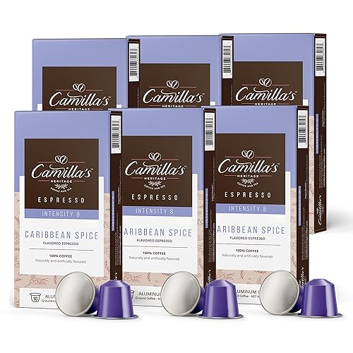 Miniatura 2 de Camilla's Heritage Caribbean Spice Flavored Espresso 60 cápsulas de espresso