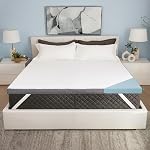 Sleepyhead Twin XL 2 Inch Gel Memory Foam Mattress Topper for College Dorm – Thick, Cooling & Comfortable Mattress Pad with Washable Cover – Dorm Room Essentials for College Students (XL Twin 2")