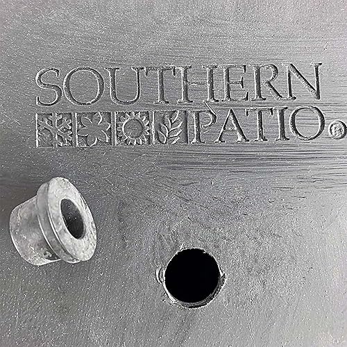 Miniatura 7 de Southern Patio Colony - Maceta cuadrada de resina de cerámica para interiores y exteriores, maceta para flores, hierbas, verduras y plantas, color