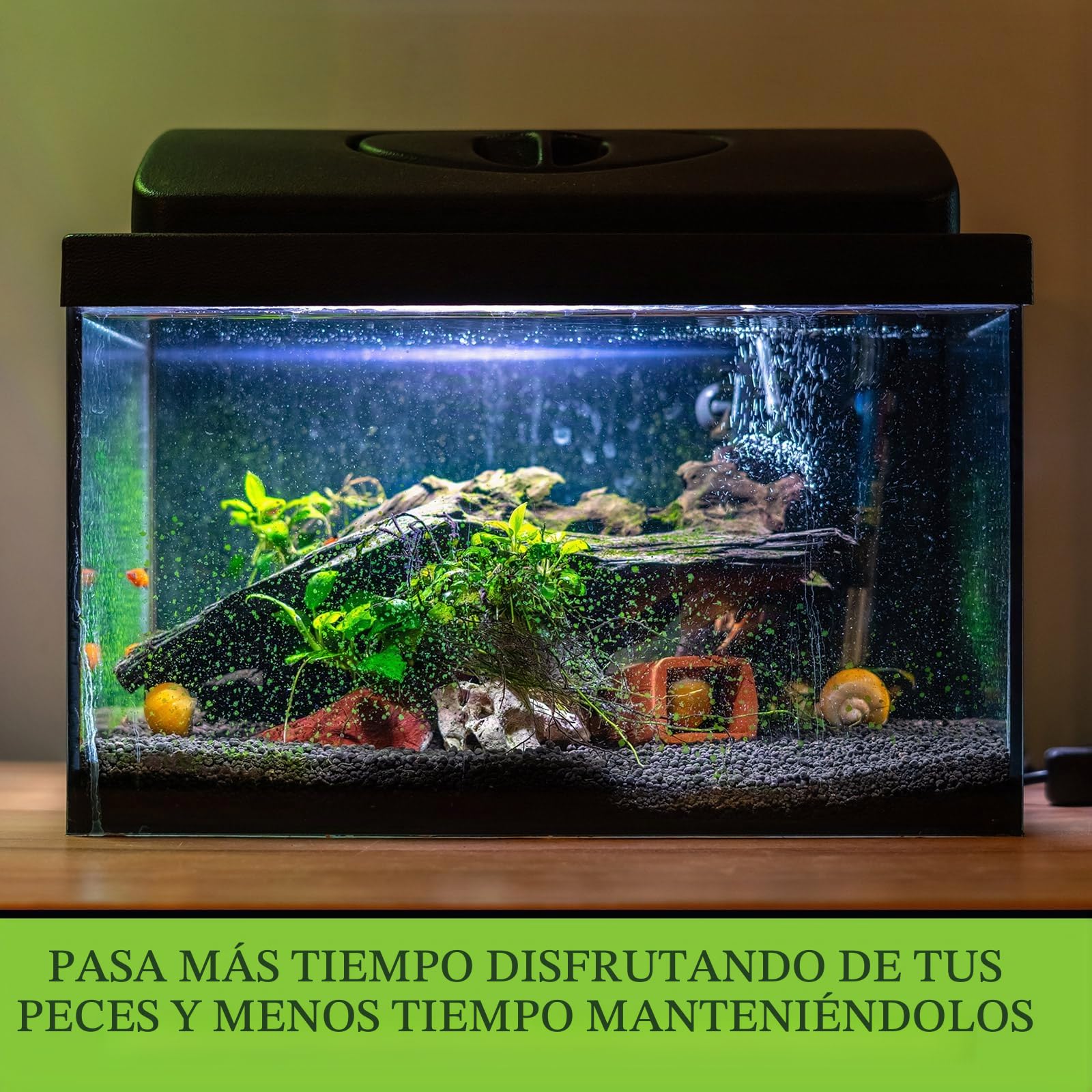 Python - Sistema de Mantenimiento de Acuario sin derrames, Limpiador de Grava y Cambiador de Agua, 50 pies