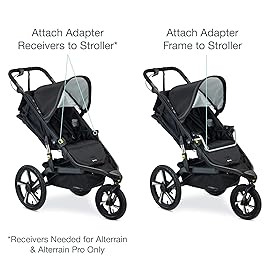 BOB Gear Single Jogging Stroller Adapter for Britax Infant Car Seats