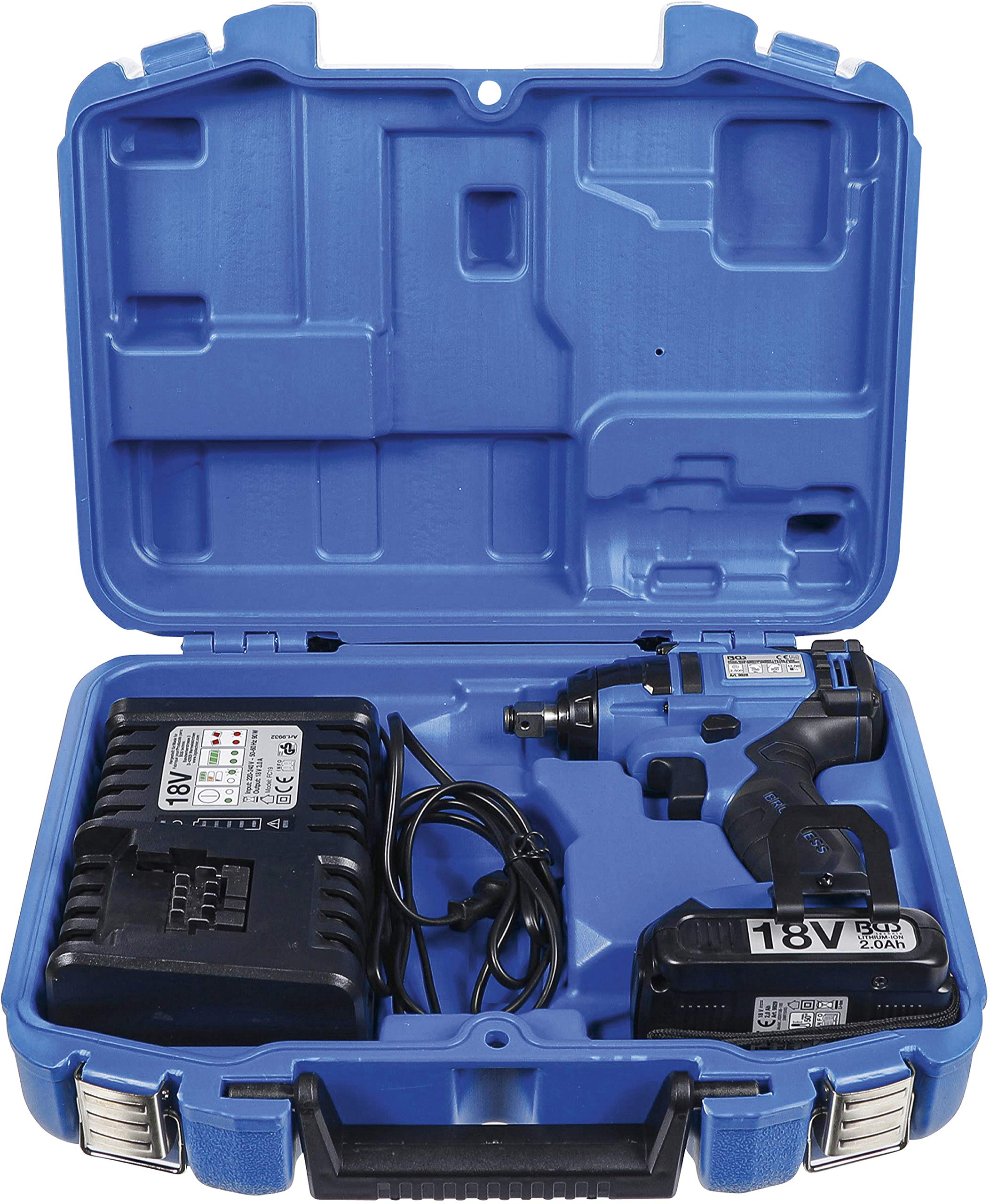 BGS 9928 | Avvitatore a percussione a batteria | extra corto | 250 Nm | max. 2.500 giri/min. | 18 V