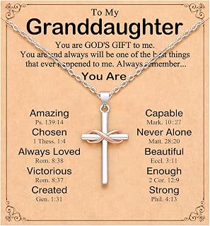 UPROMI To My Friend/Sister in Christ/Granddaughter/Daughter/Niece Gifts
