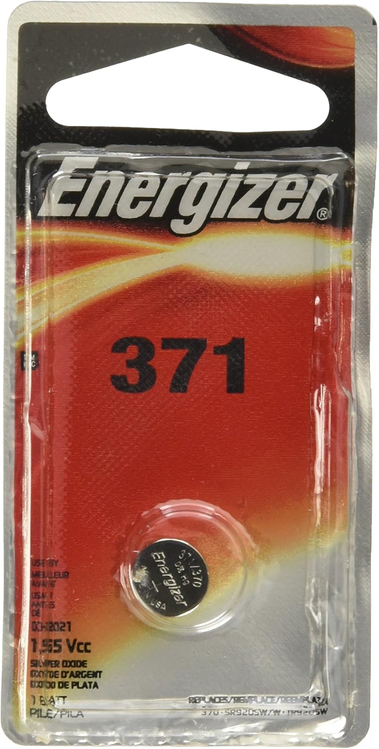 Energizer 371BPZ Zero Mercury Battery 1 Pack Health & Household
