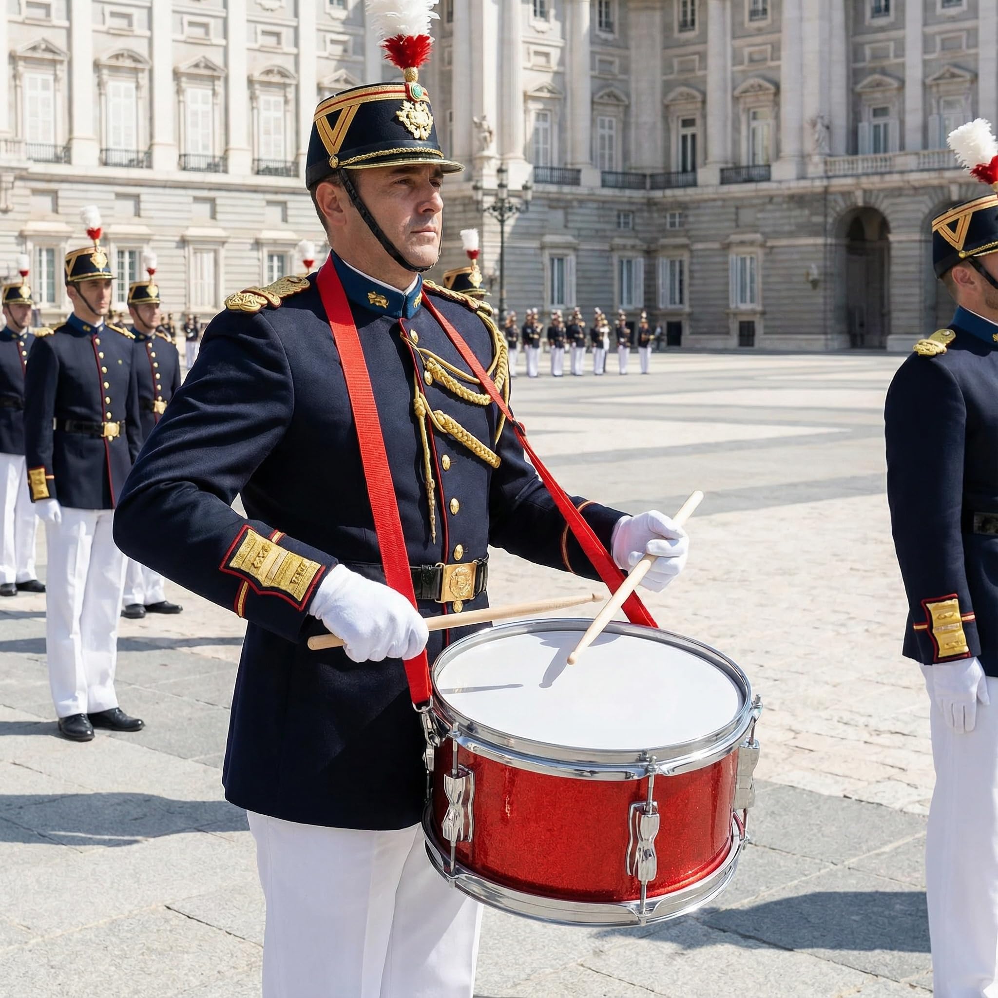 Snapklik.com : 11 Inch Marching Drum Set Snare Drums Orff Percussion ...