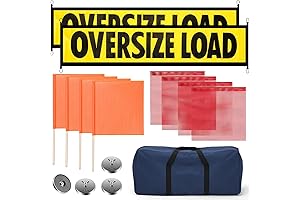 Safety Kit: Oversize Load Signs and Flags for Safe Cargo Transport