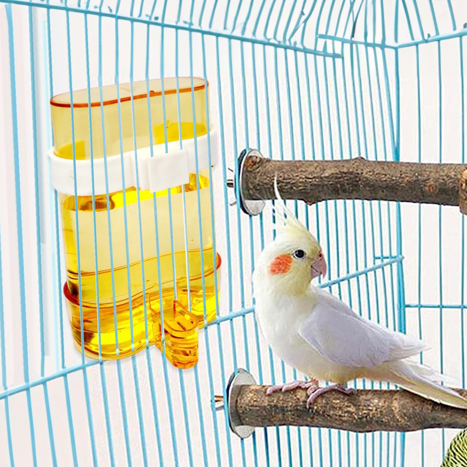 Abbeveratoio Uccelli 240ml - Dispenser Automatico Per Gabbie - Foto 5