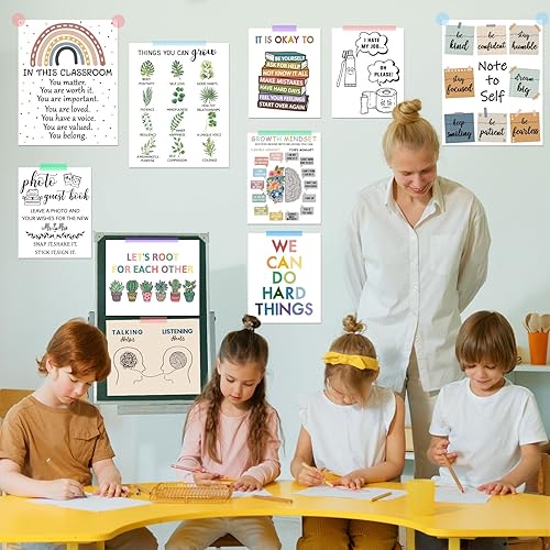 Miniatura 6 de arricraft 1 póster de salud mental, póster de ayuda para hablar, decoración de terapia, asesoramiento, decoración de oficina, pintura, rectangular,