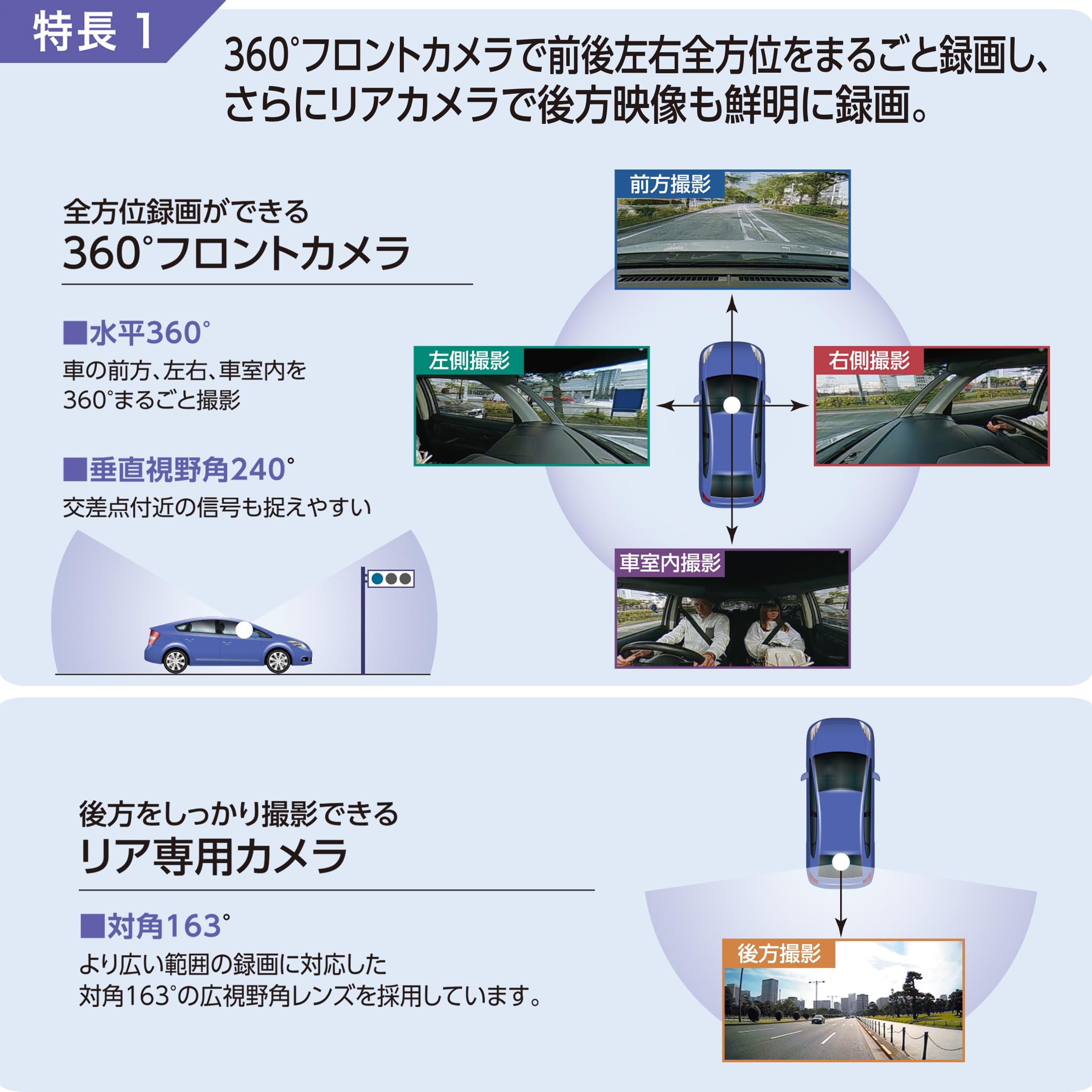 Amazon | ケンウッド(Kenwood)360度撮影ドライブレコーダー DRV-G60CW