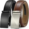 CHAOREN cinturón de cuero con trinquete para hombre 2 piezas - ajuste personalizable (35mm) 1