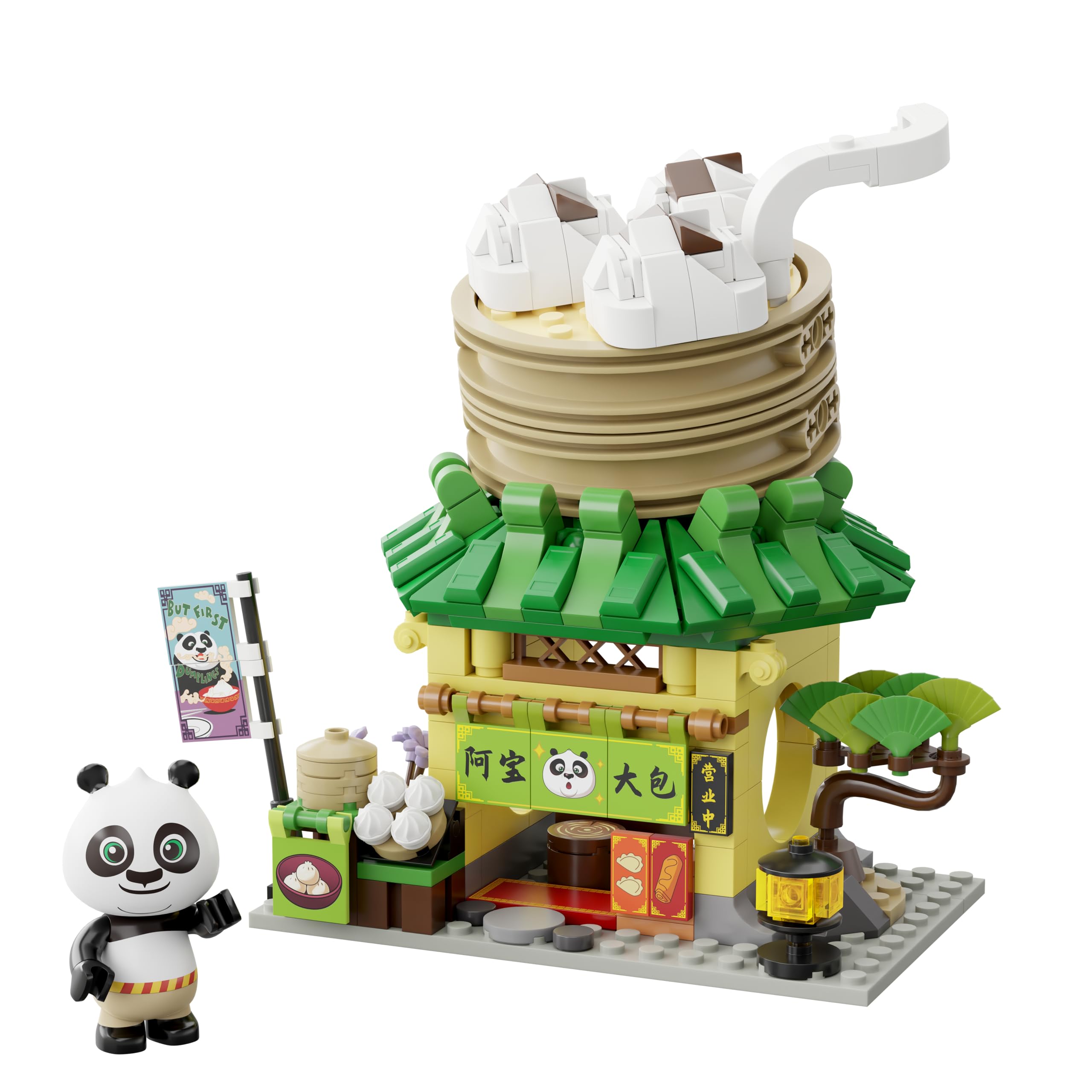 カンフーパンダ フィギュア(ブロンズ)之阿宝美食家 カンフー