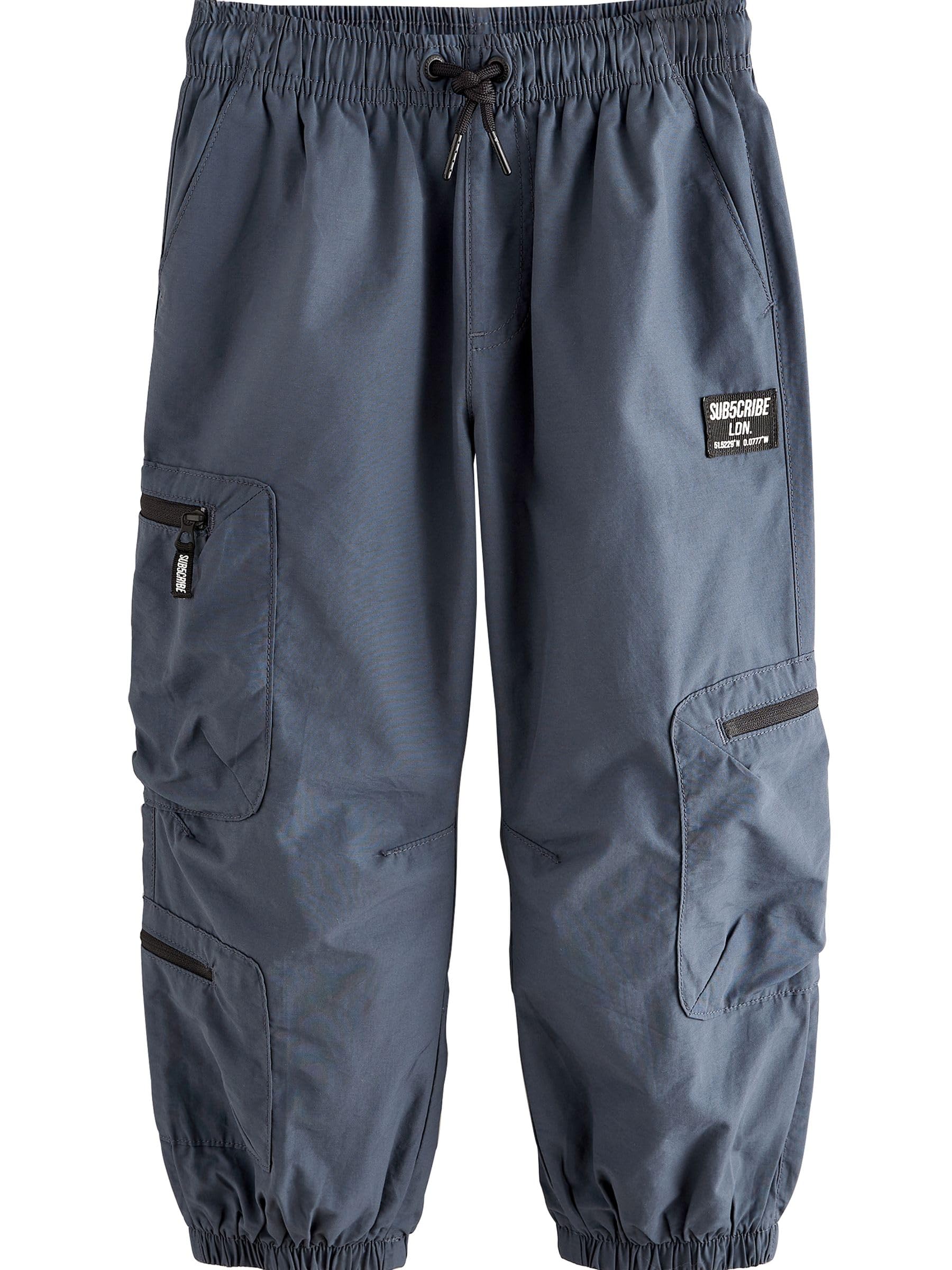 NEXT Niños Pantalones Cargo con Bolsillos con Cremallera