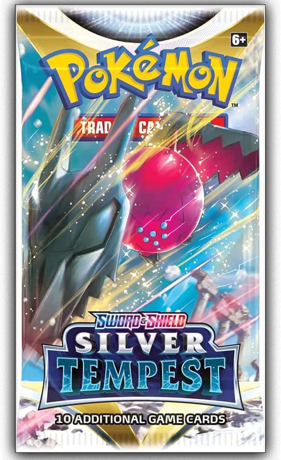 8 Packs Pokemon TCG: Sword & Shield Silver Tempest Booster Pack - 10 Cards