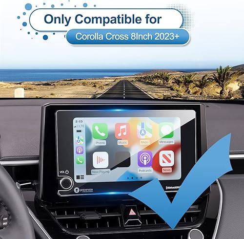 Miniatura 2 de Protector de pantalla Corolla Cross 2023 2024 2025 2026 para Toyota Corolla Cross (LLEXLEHybrid SHybrid SEHybrid XSE) Pantalla táctil de 8 pulgadas,