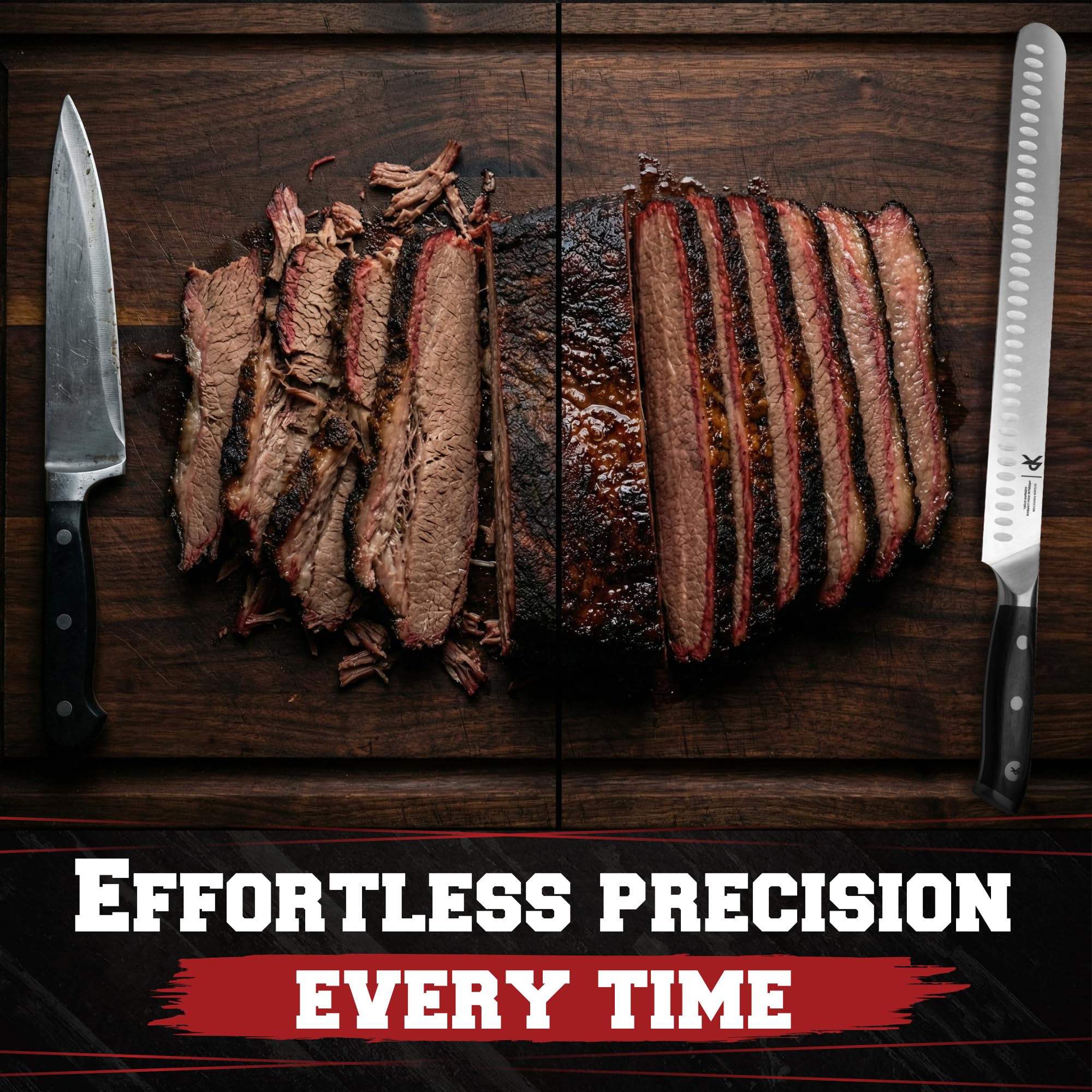 Kitchen perfection 12" Brisket Knife for Carving & Slicing Meat - BBQ Gifts — Amazon image 5