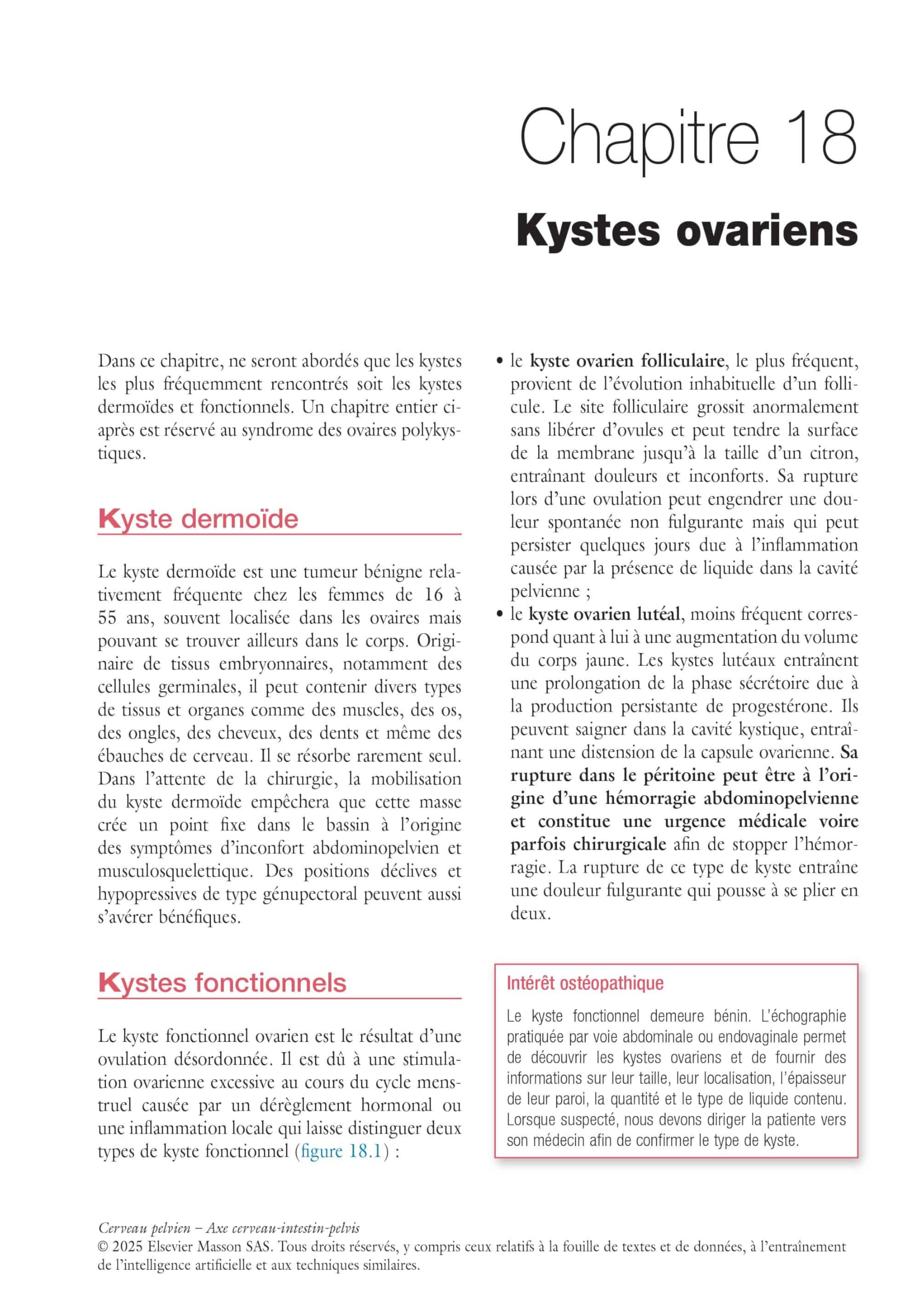 Cerveau pelvien - axe cerveau-intestin-pelvis: Approche ostéopathique intégrative des dysfonctions et pathologies urogynécologiques