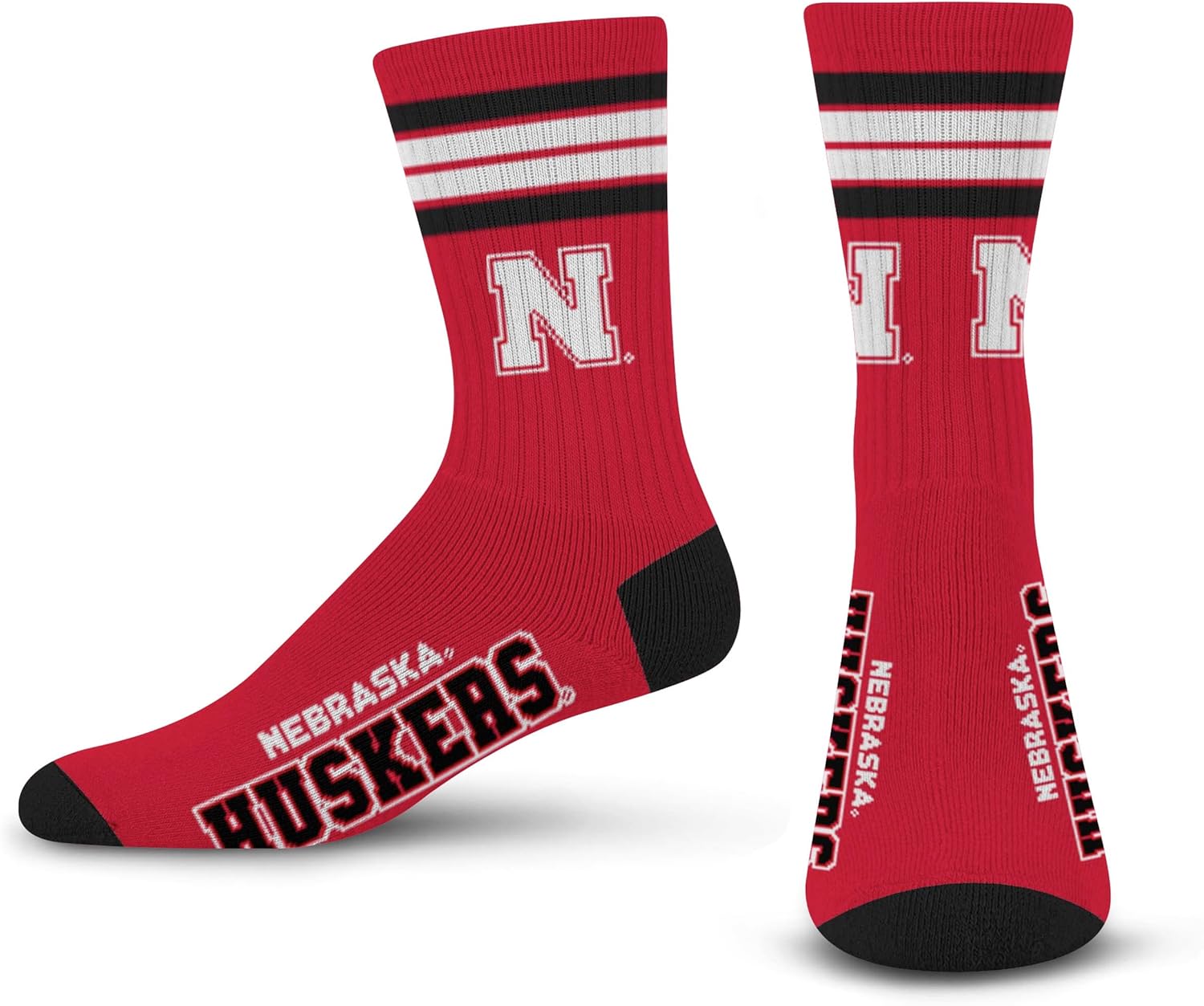 FBF NCAA unisex-adult 4 Stripe Deuce Crew