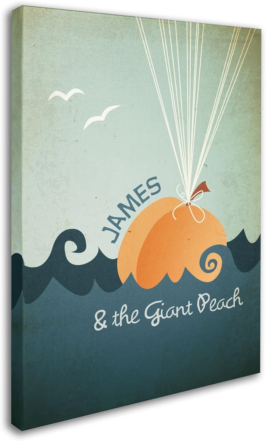 James and the Giant Peach Canvas Print, 16" x 24"
