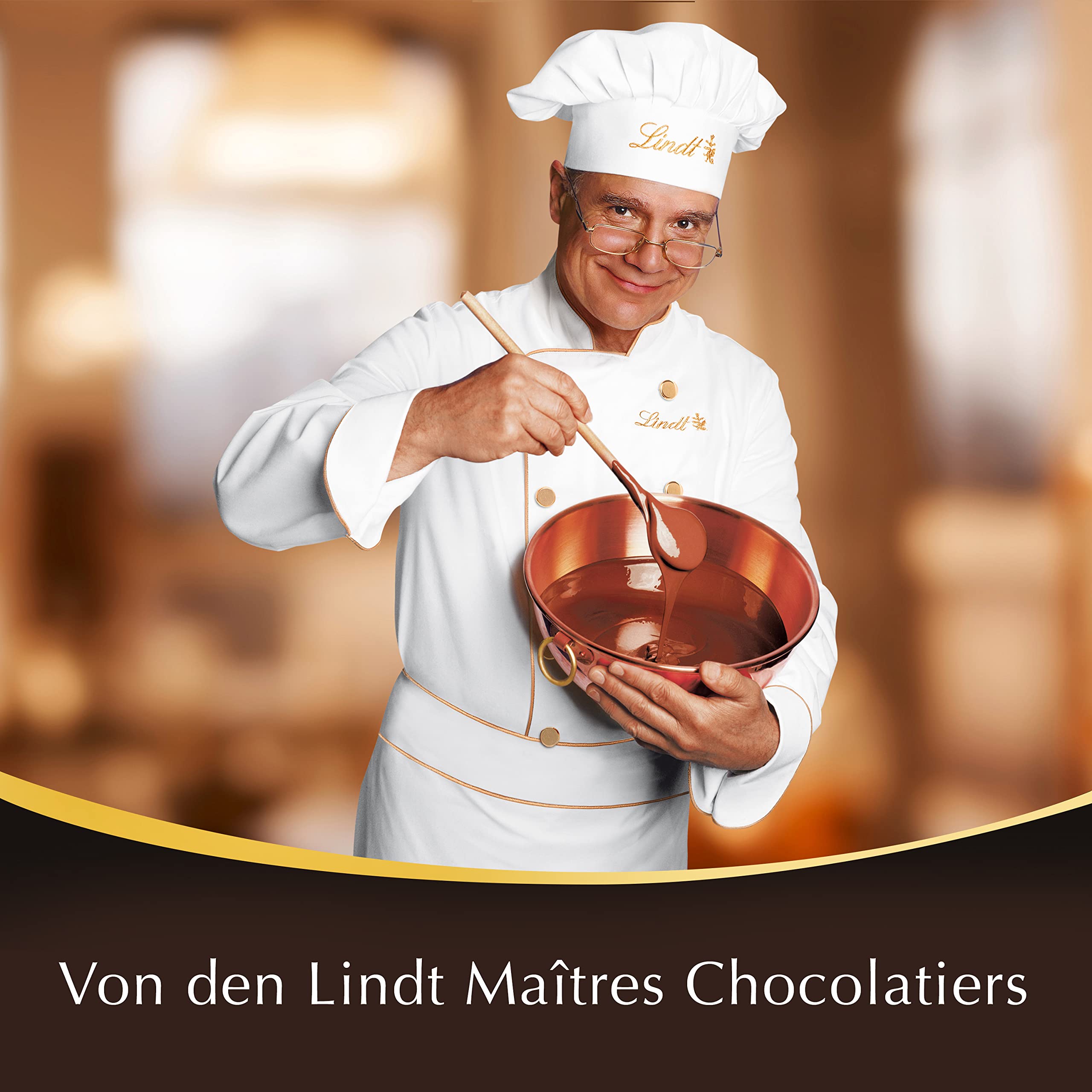 Lindt Schokolade LINDOR Bitter-Schokoladen-Sticks | 24 x 37 g Schokoladenriegel | Mit zartschmelzender Bitter-Schokoladenfüllung mit 60% Kakao | Pralinen-Geschenk | Schokoladen-Geschenk | Großpackung