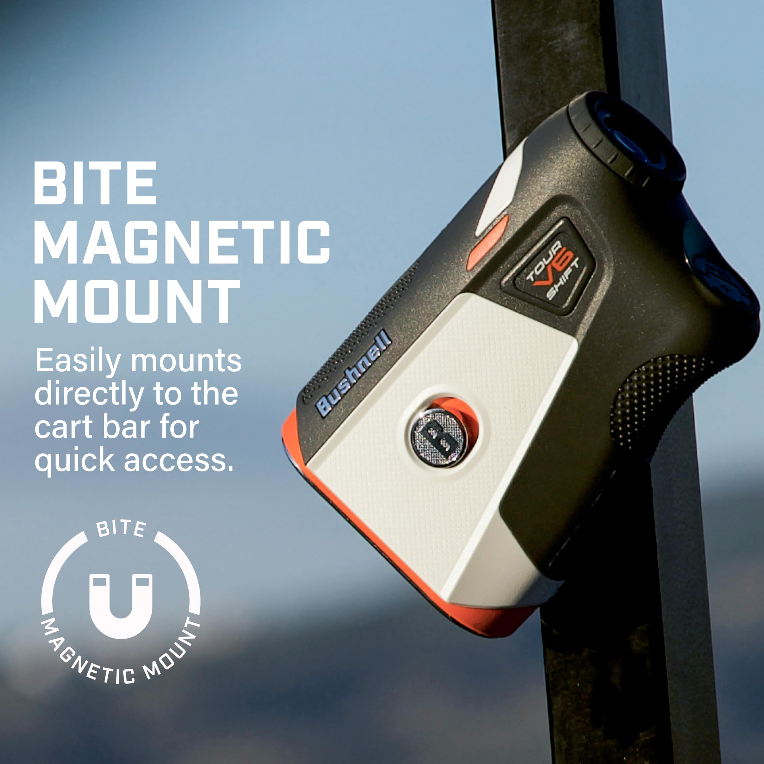 Bushnell Tour V6 Shift - Telémetro láser de Golf Rangefinder 202321, Estándar, Rojo