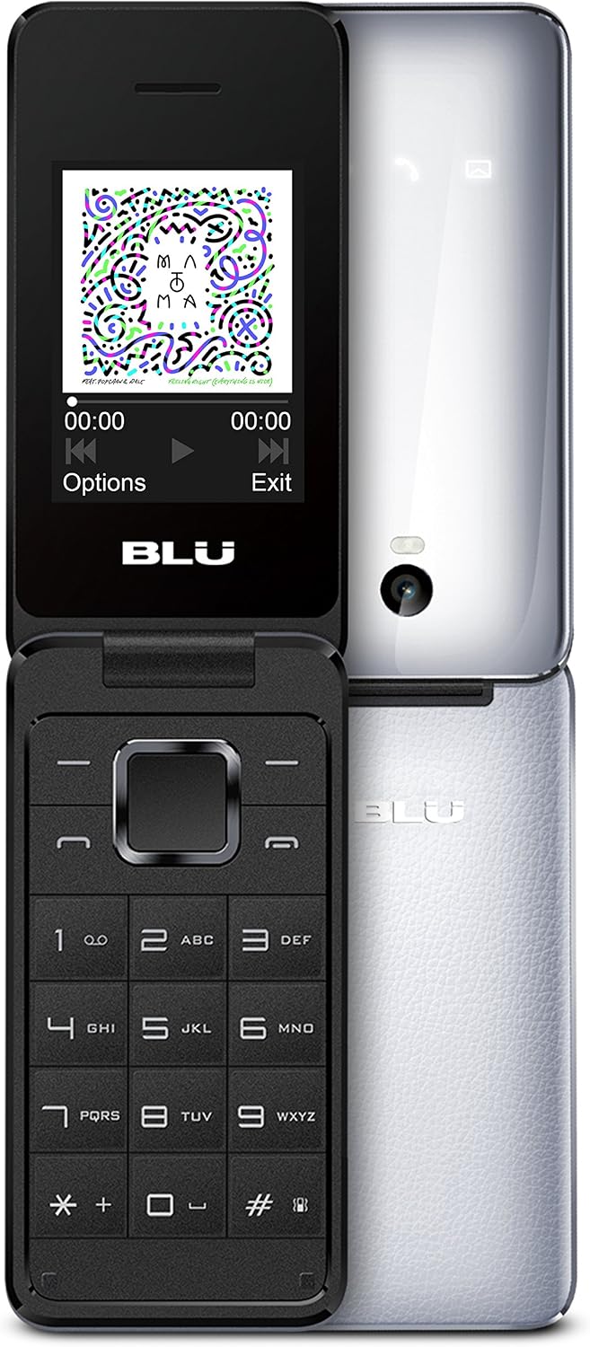 BLU Diva Flip - Unlocked Dual Sim - Silver