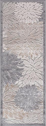 Miniatura 307 de CAMILSON Indoor Outdoor Rug 5x7 Bohemian Medallion Floral Area Rugs for Indoor and Outdoor Patios Easy-Cleaning Non-Shedding Living Room Garden and