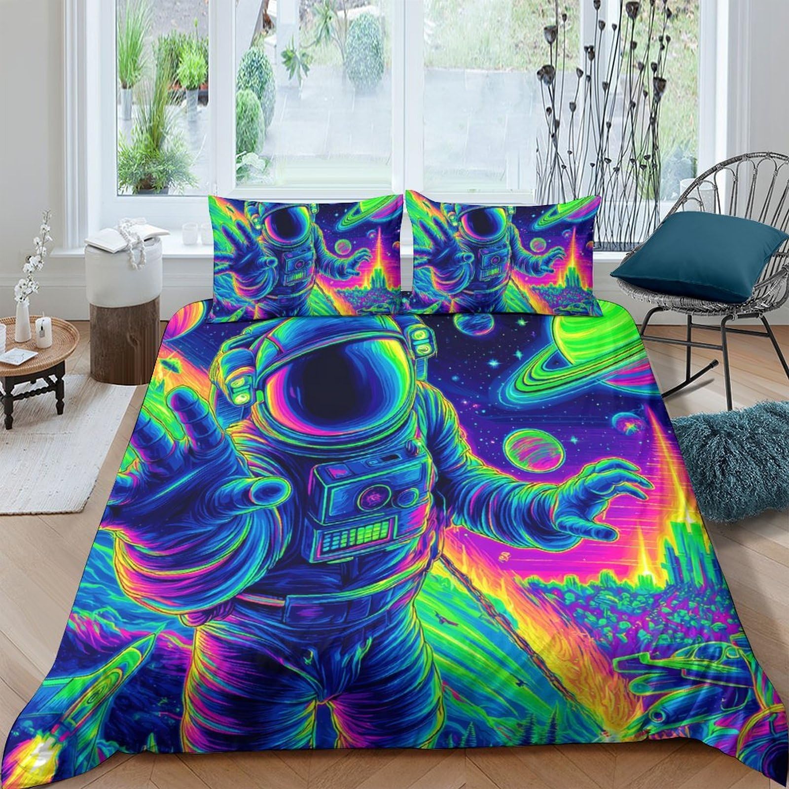 Ctjqhvkz Style-6 3D Printed Fitted Sheet Microfiber Galaxy Starry Sky Bed Cover For Bedroom And Guest Room Protection And Decor Single（135X200cm）