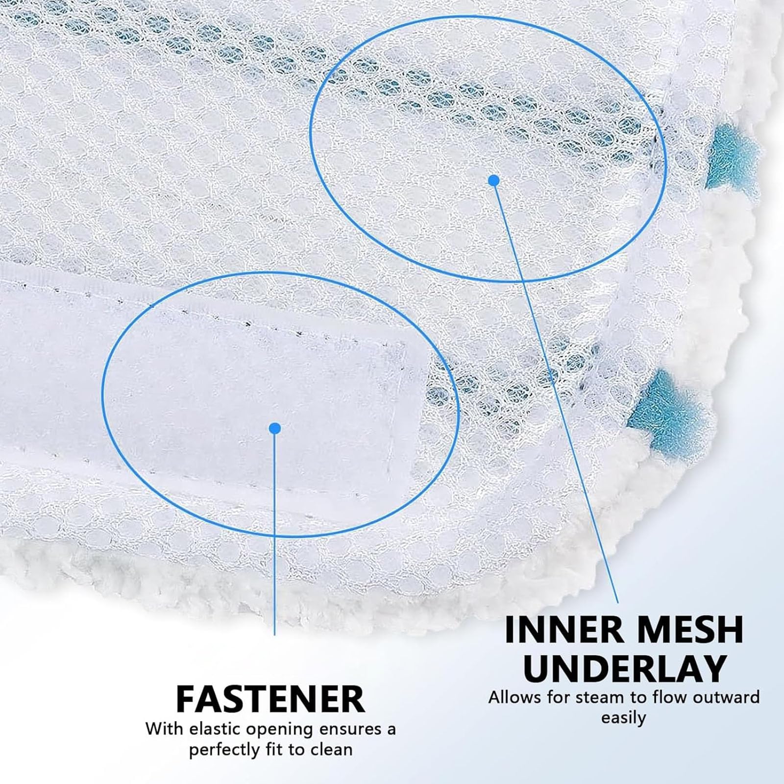 Ensemble de serpillères à vapeur en microfibre