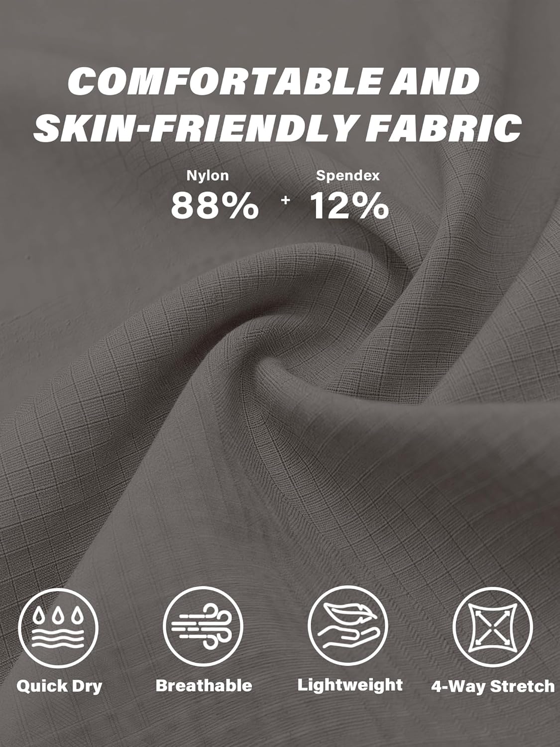 Comdecevis Men's Athletic Shorts 7 Inch Lightweight Quick Dry Stretch Casual Gym Running Shorts - Image 8