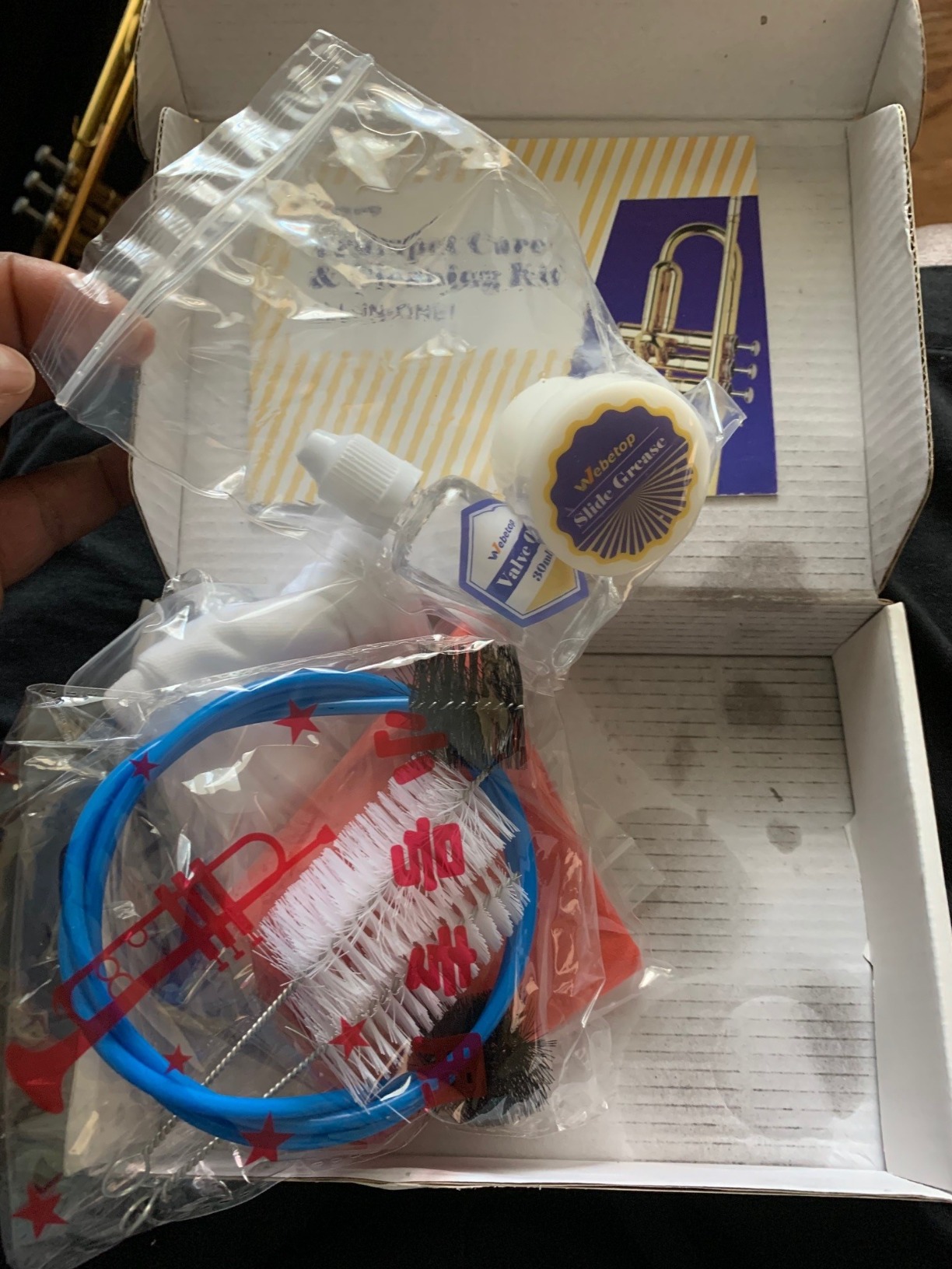 6/mo Finance etop Trumpet Cleaning Kit, Care Your Trumpet with