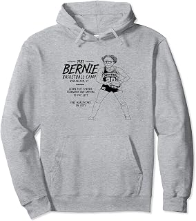 Funny Bernie Sanders Basketball Camp Retro Bernie Pullover Hoodie