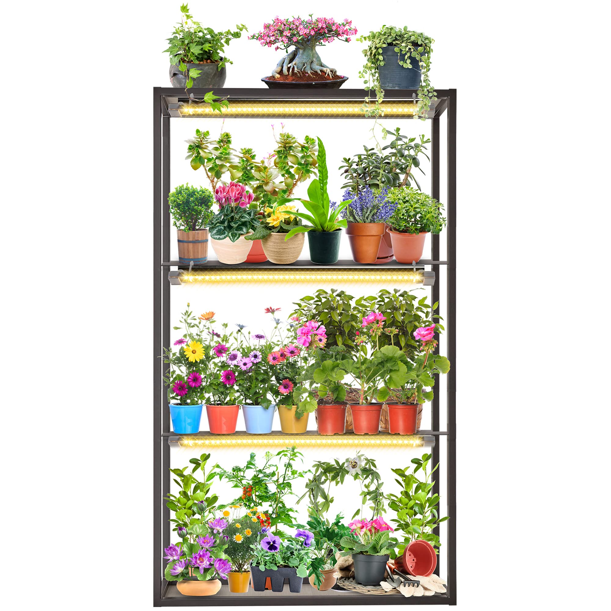 Snapklik.com : Enhon 6 Pack LED Plant Grow Light Strips For Indoor ...