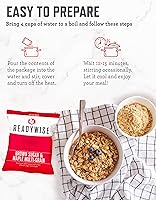 Vista 2 de ReadyWise Prepper Pack Cubo – 52 porciones de suministro de alimentos de emergencia, kit de supervivencia, comidas con proteínas, alimentos