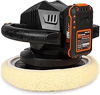 Vista 4 de WEN Kit de Pulidora y Encerradora Orbital Aleatoria Inalámbrica de 20V Máx de 10 Pulgadas con Batería de 2Ah, Cargador y Almohadillas (20870)