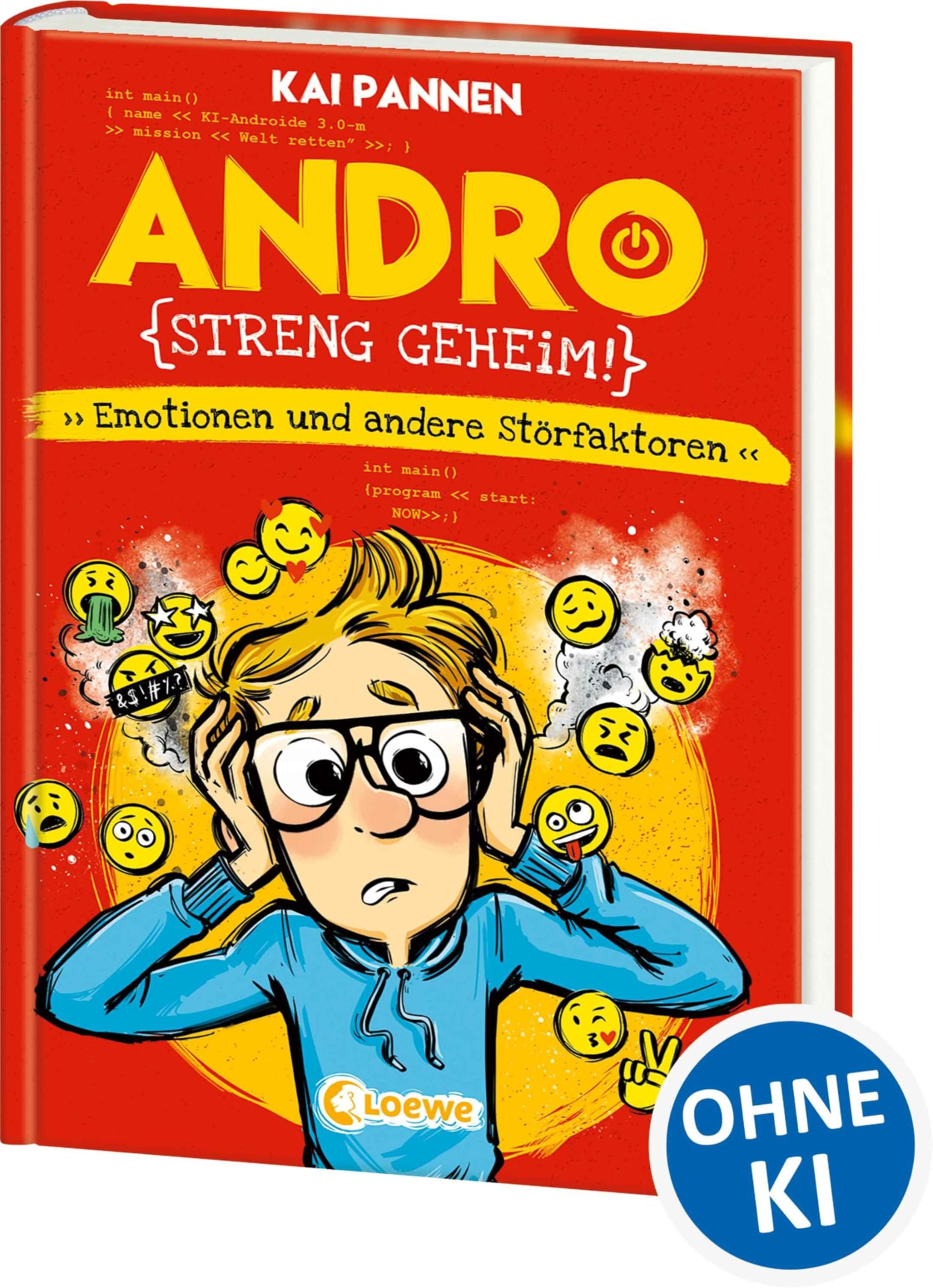 Andro, streng geheim! (Band 2) - Emotionen und andere Störfaktoren: Erlebe Andros zweites Schulabenteuer - Lustiges Kinderbuch mit witzigen Illustrationen für Jungen und Mädchen ab 8 Jahren