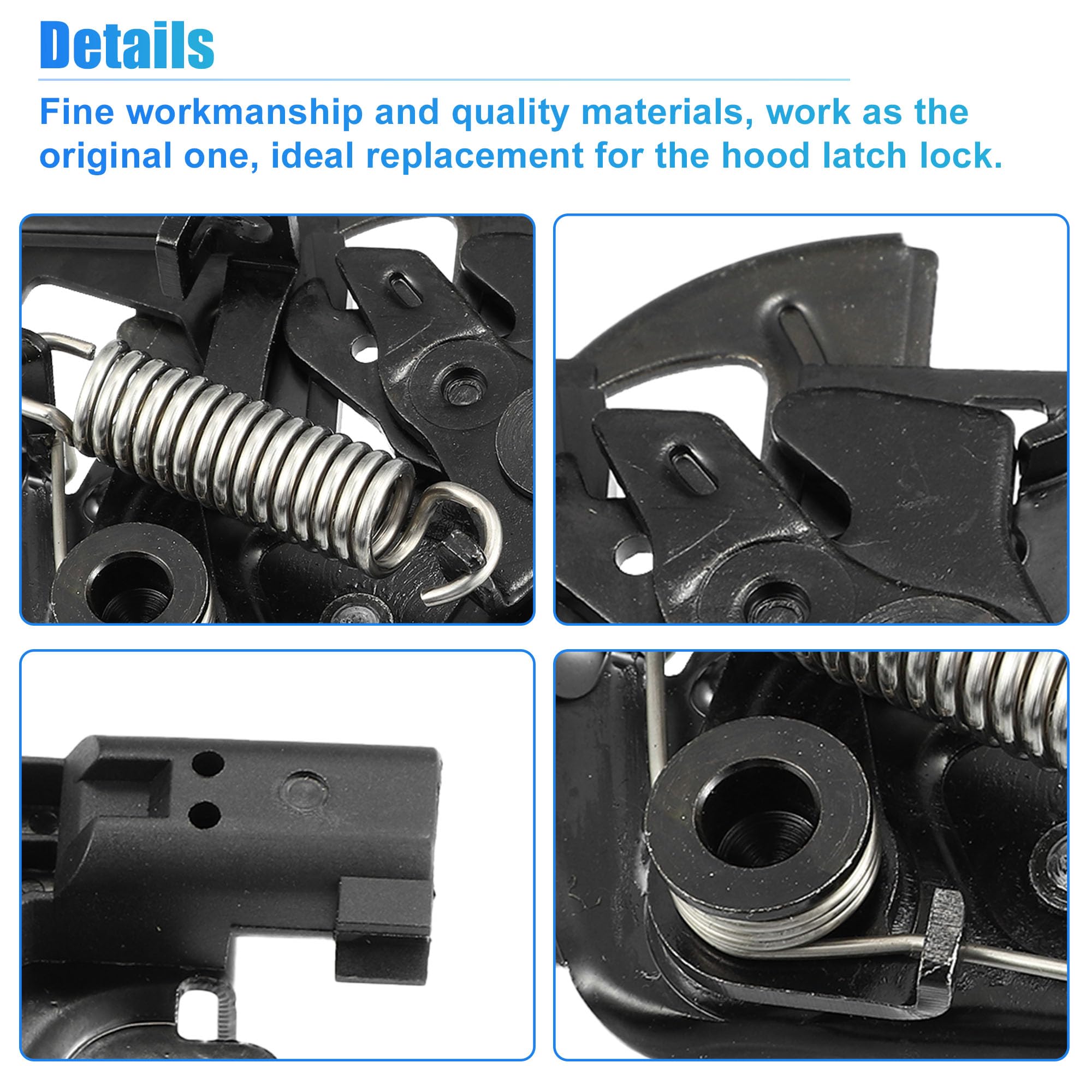 Amazon.com: X AUTOHAUX Car Engine Hood Latch Lock for Ford
