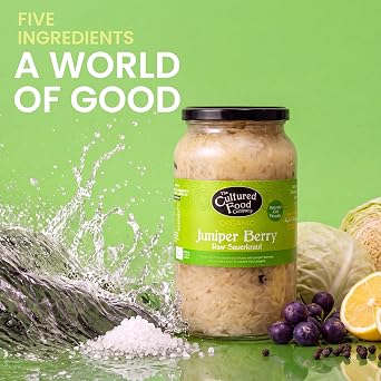 The Cultured Food Company Organic Juniper Berry Sauerkraut 2 x 400g
