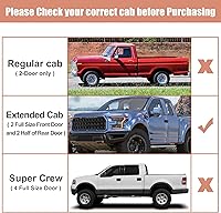 Vista 6 de X AUTOHAUX 2 unidades de cable de liberación de pestillo de puerta para Ford F150 Extended Cab 2004-2008 para Lincoln Mark LT 2006-2008