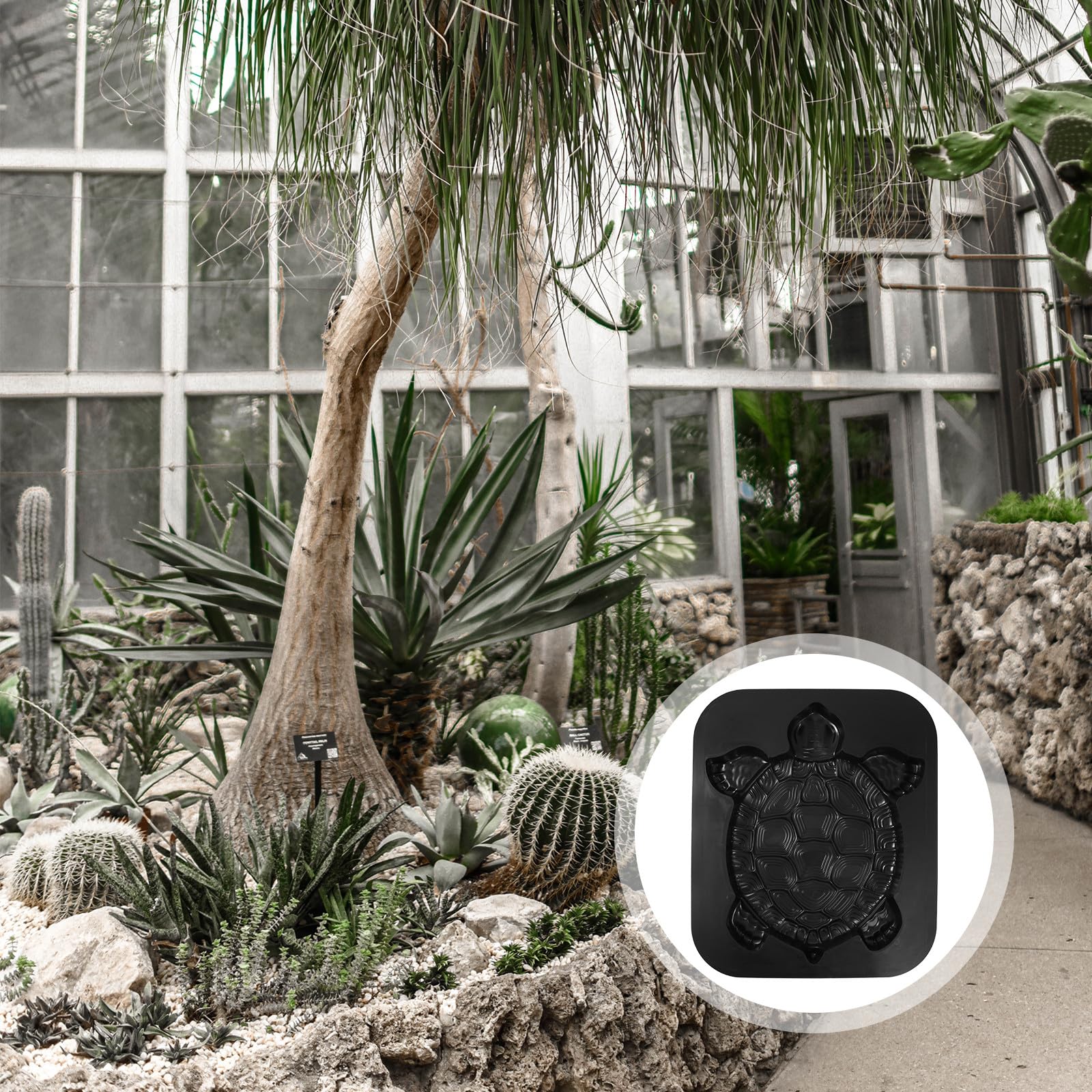 YARNOW Betonform Schildkröte Gießform für Gartenwege und Hofböden mit Wiederverwendbarer Kunststoffform
