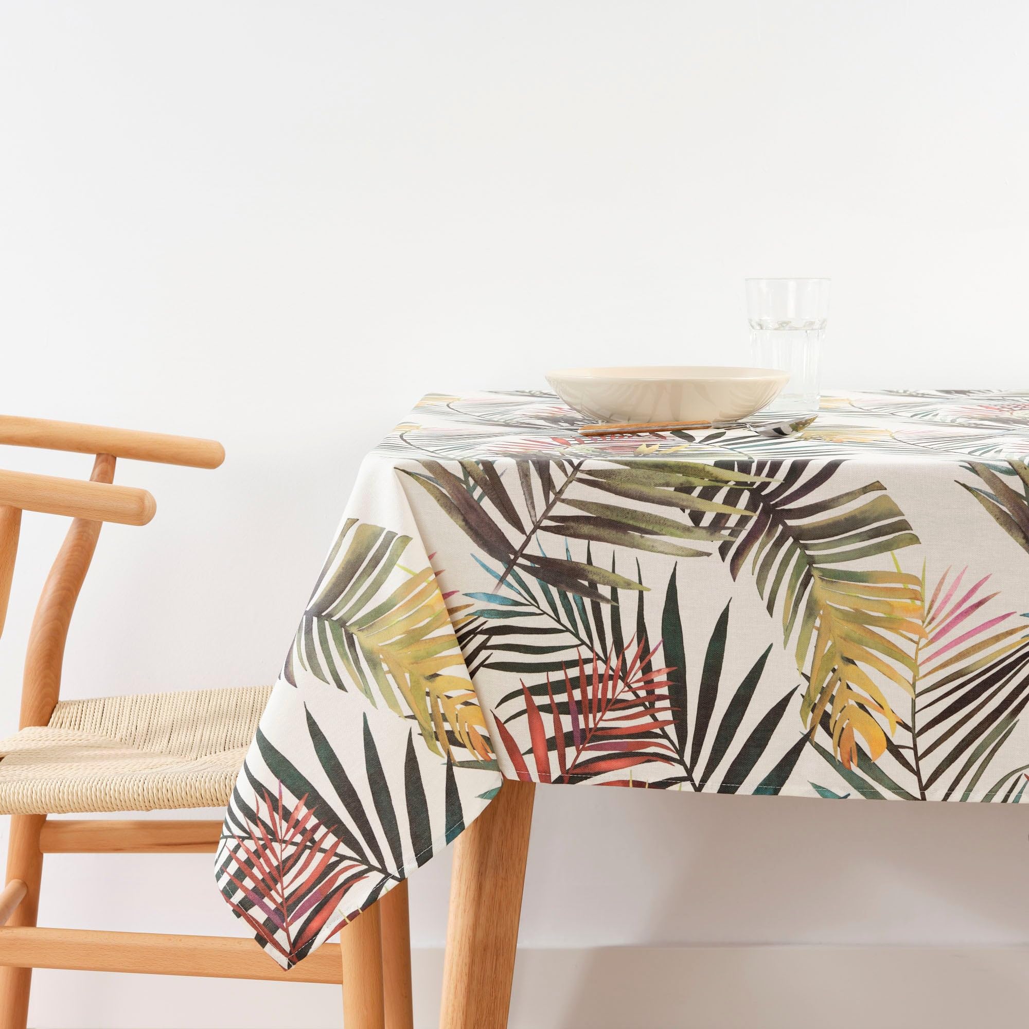 BL BELUM Tafelkleed, 100 x 140 cm, vlekbestendig, 100% harsachtig katoen, model 0120-213, tafelkleed, geen tafelzeil, voelt niet aan, waterdicht tafelkleed, vlekbestendig, vloeistofafstotend