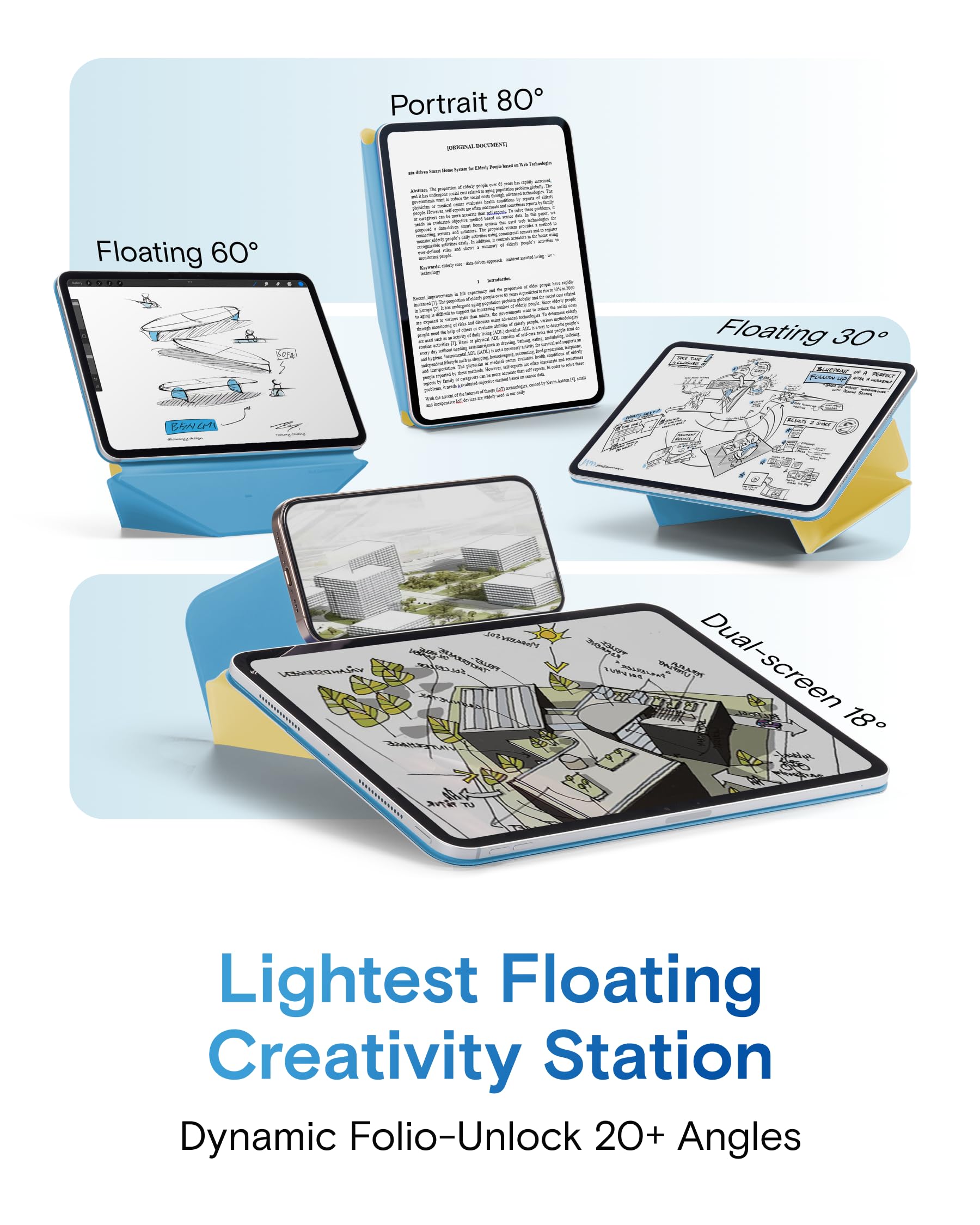 Amazon.com: MOFT Dynamic Folio Case for iPad Pro 13-inch(M5 2025