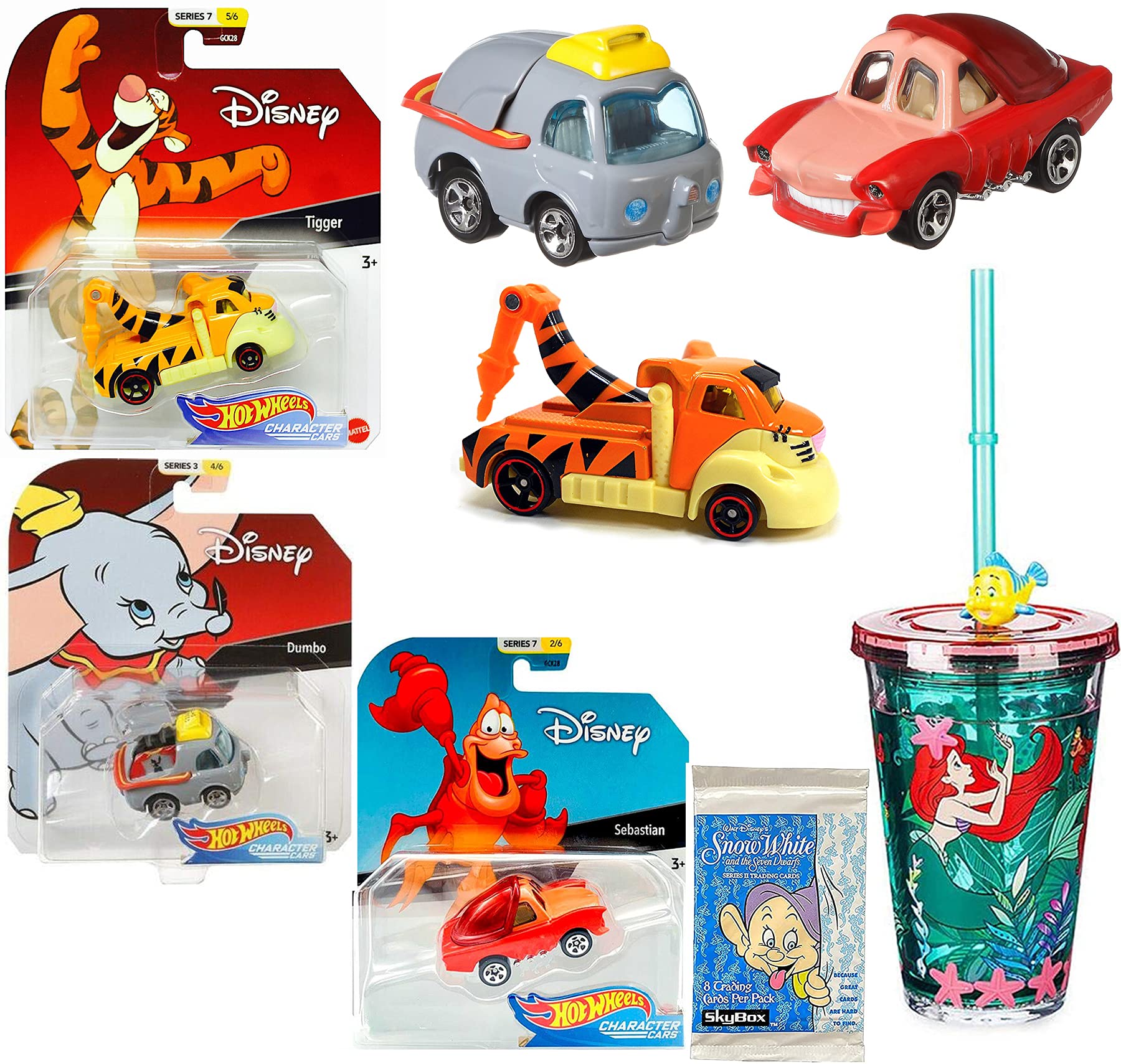 Buy Hot Wheels Crab Cartoon Little Mermaid Cars Disney Magical Friends